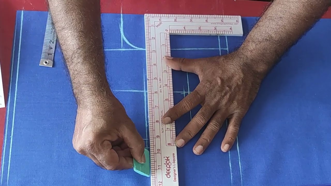 36 size  centre Gap blouse cutting detail explain in Tamil