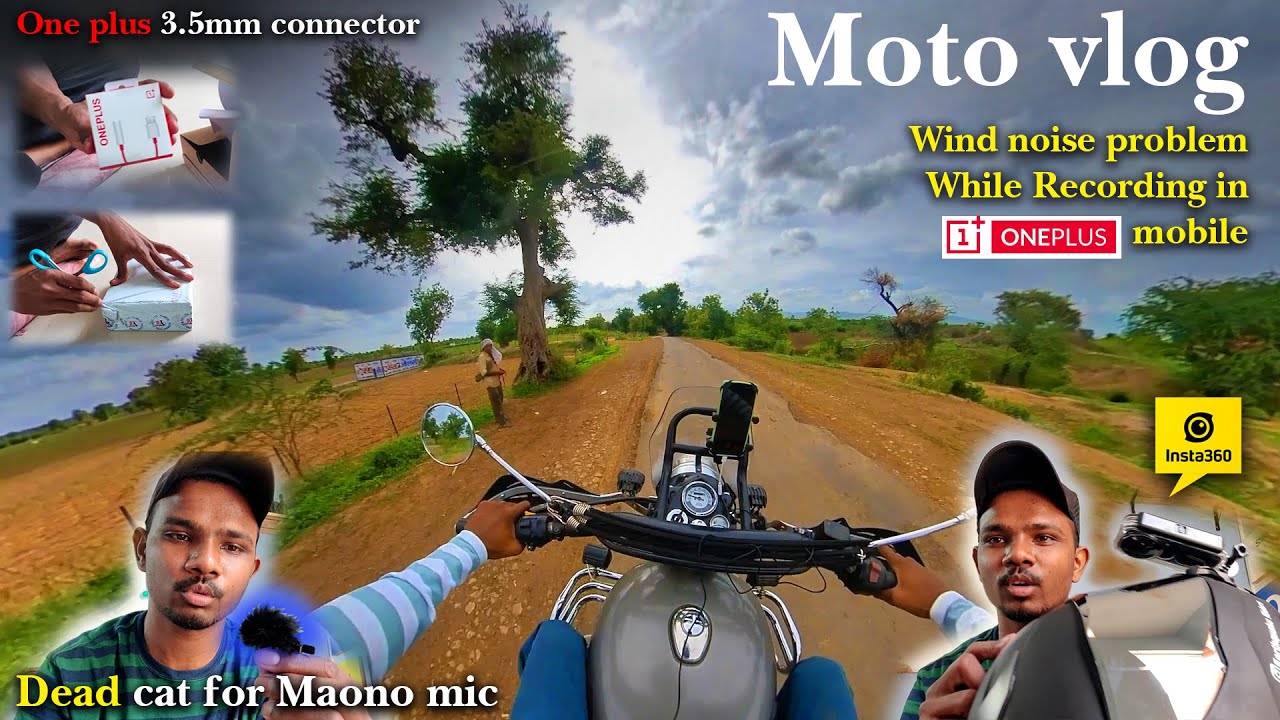 Wind Noise issue while recording in One Plus mobile | Insta 360 #Deadcat #Maonomic #Ctypeto3.5mm