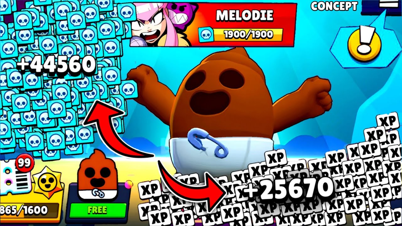 💩COMPLETE 44 560 CREDITS!!!✅🎁|FREE GIFTS BRAWL STARS🍀