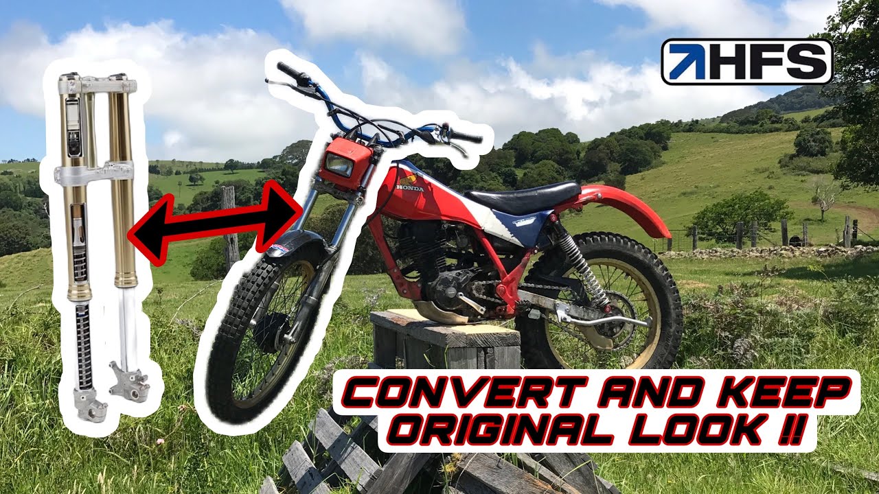 Make classic motorbike forks work like modern forks!