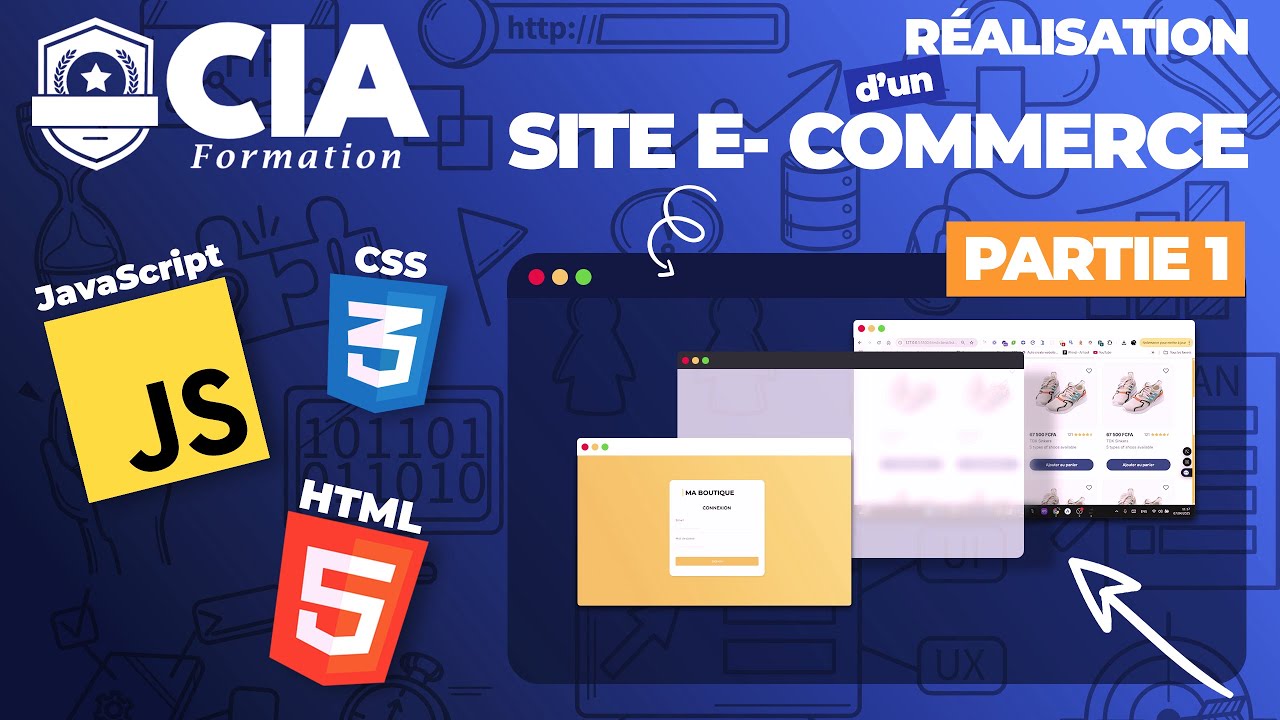 Réalisation d'un site e-commerce | Intro et environnement de dev | CIA Formation