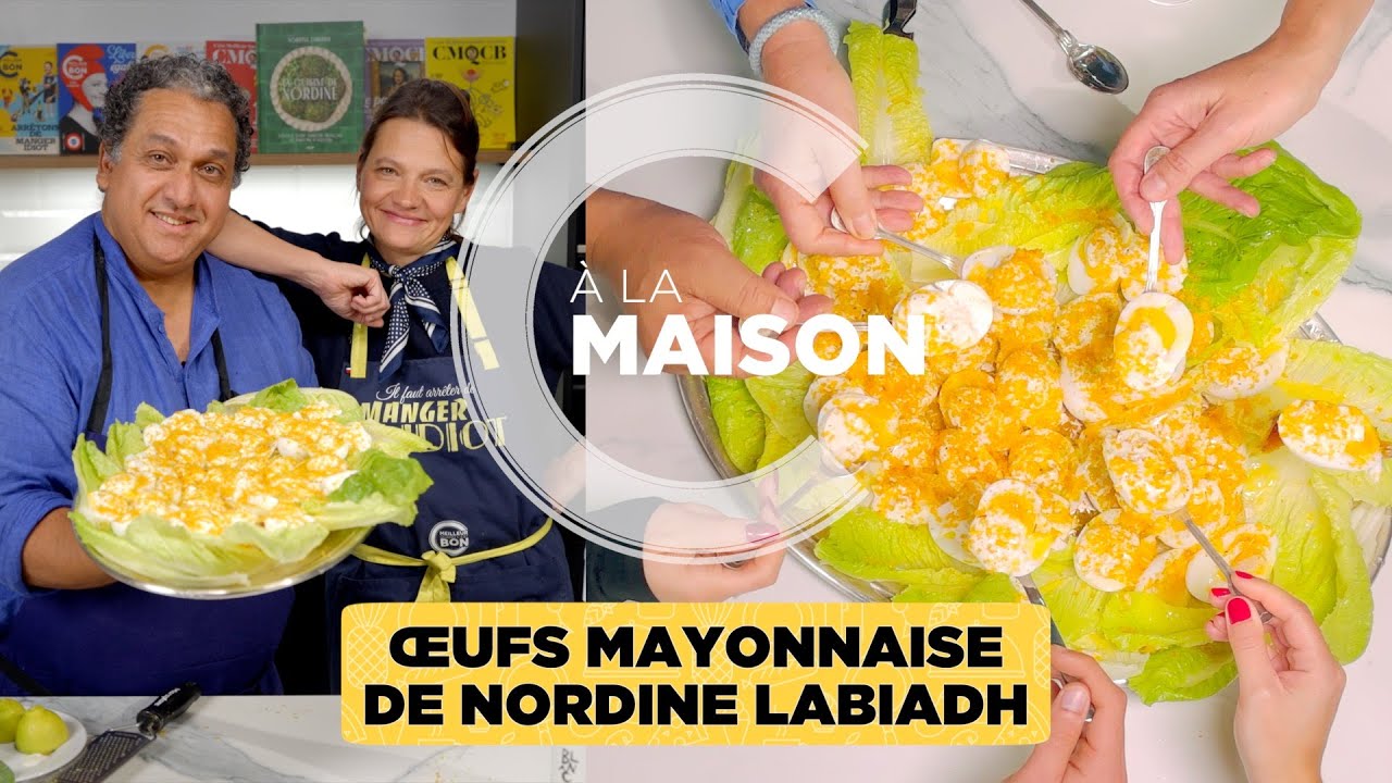 Oeufs mayonnaise &agrave; la poutargue de Nordine Labiadh
