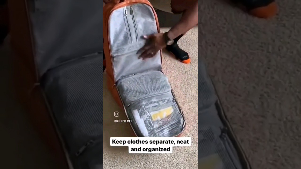Luggage Made to Carry Your Sneakers, Clothes and Laptop - Premium Sneaker Bag