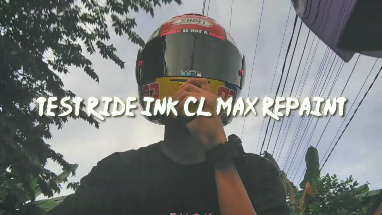 INK CL MAX repaint SHOEI test ride