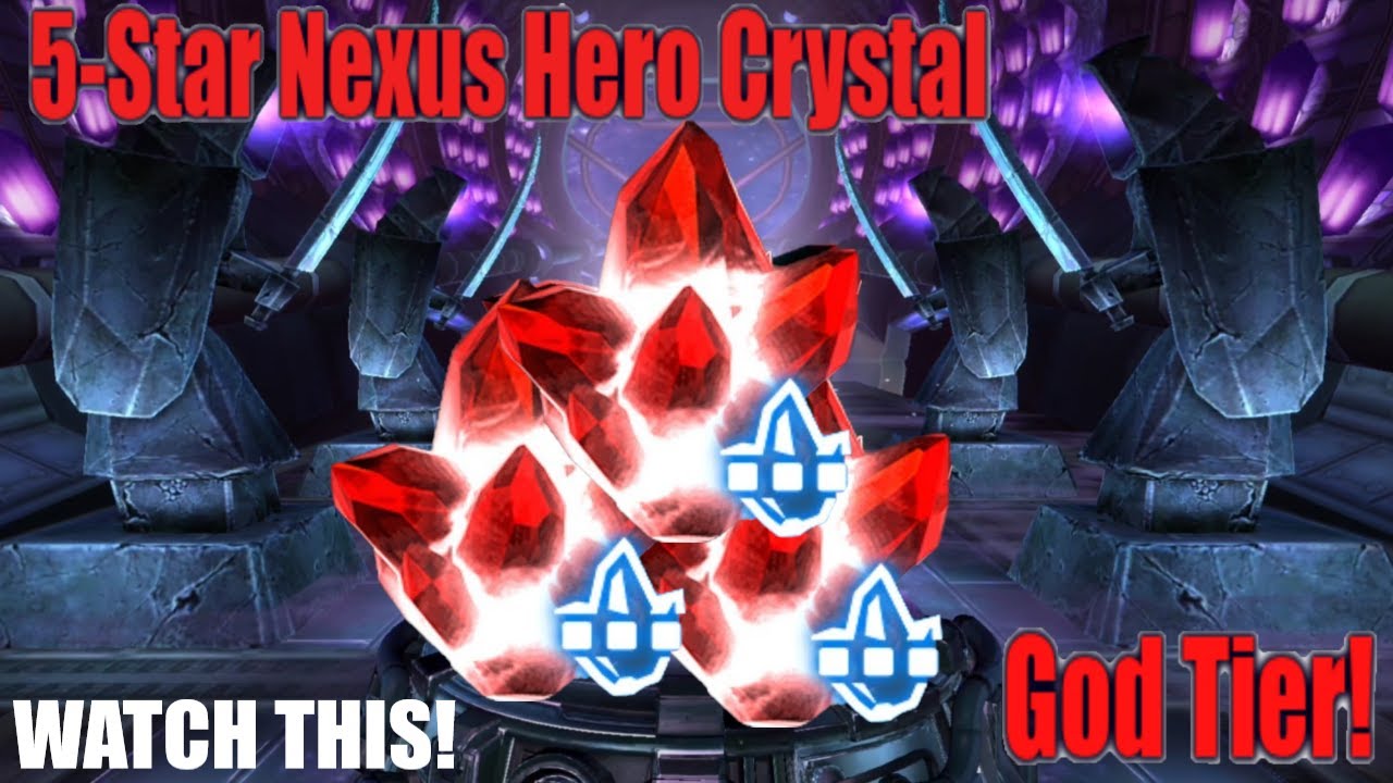 5-Star Nexus Crystal Hero Opening My Luck Is Back? - Marvel Contest of Champions