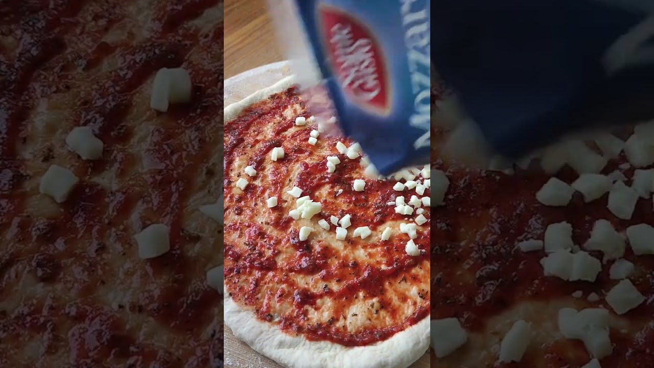 Ciasto na pizze z Auchana za 3zł #shorts
