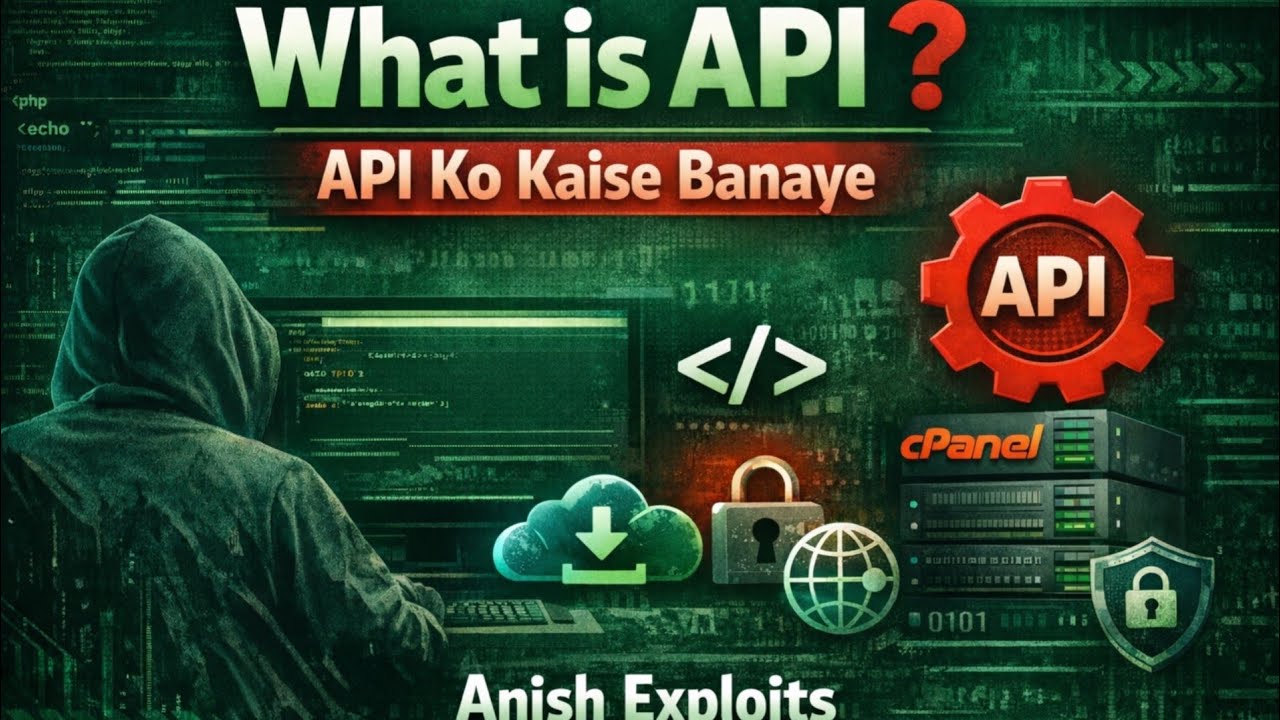 What is API? API Kya Hai Aur API Kaise Banaye (Complete Tutorial)  | Anish Exploits