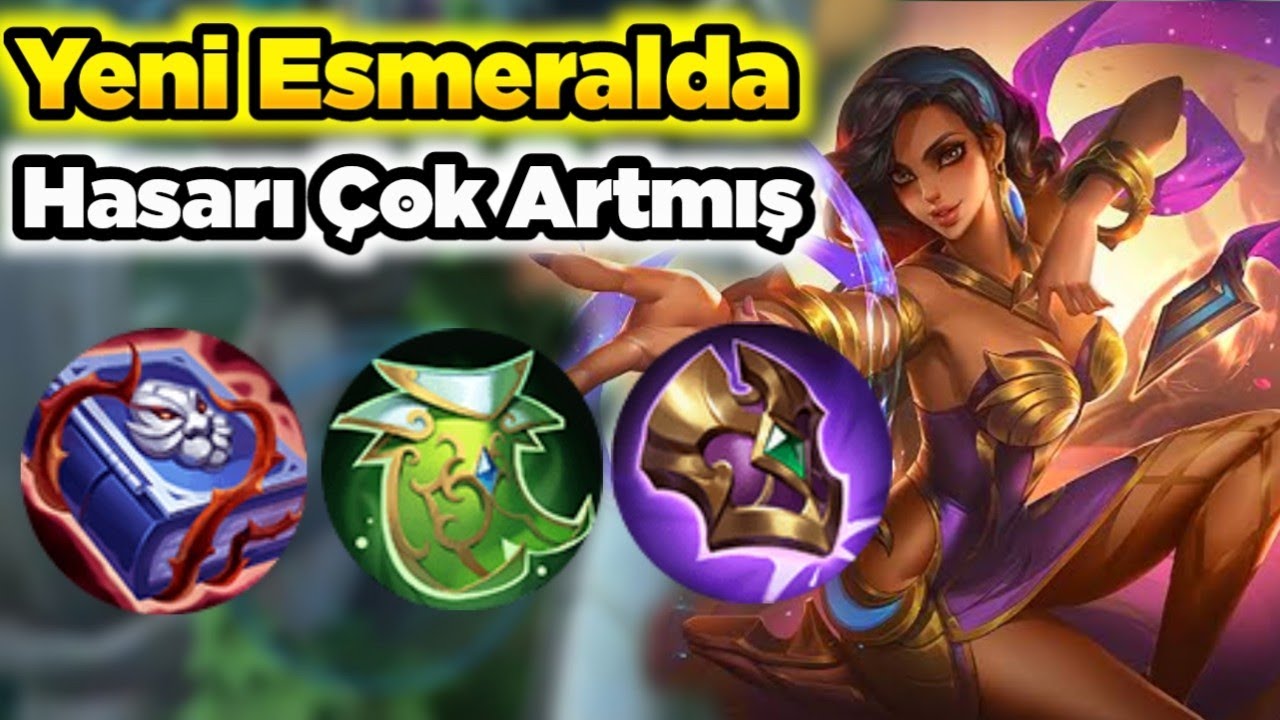 Ekrem İle Karı Koca Olduk Yeni Güçlenmiş Esmeralda Hem Ölümsüz Hem Muhteşem Hasar Mobile Legends