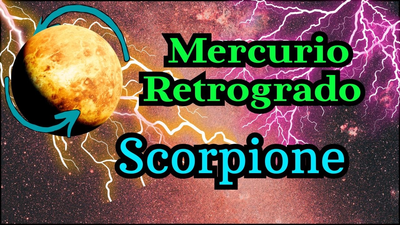 Mercurio Retrogrado per lo SCORPIONE ♏️