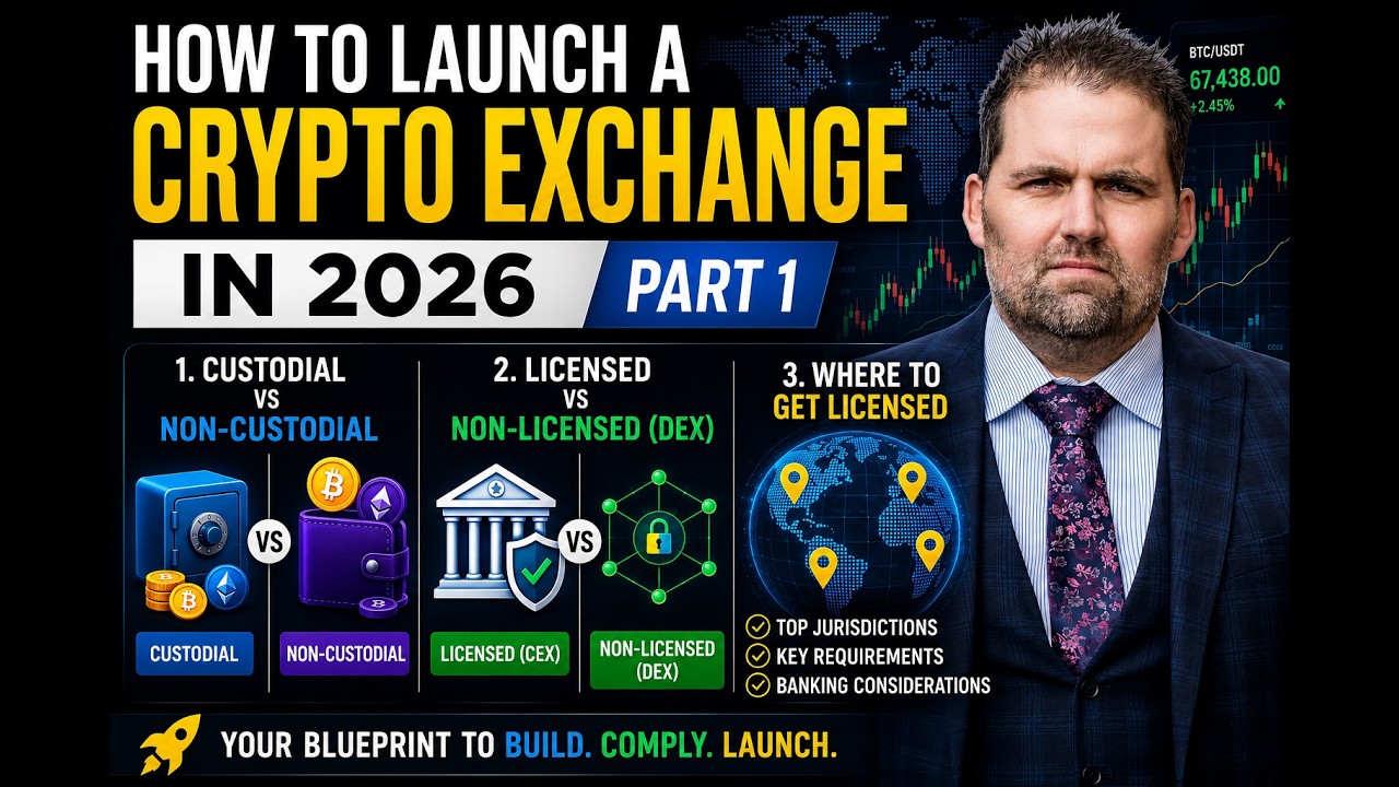 Crypto Exchange Blueprint 2026: Custody, Compliance & Licensing Explained | Adam Tracy