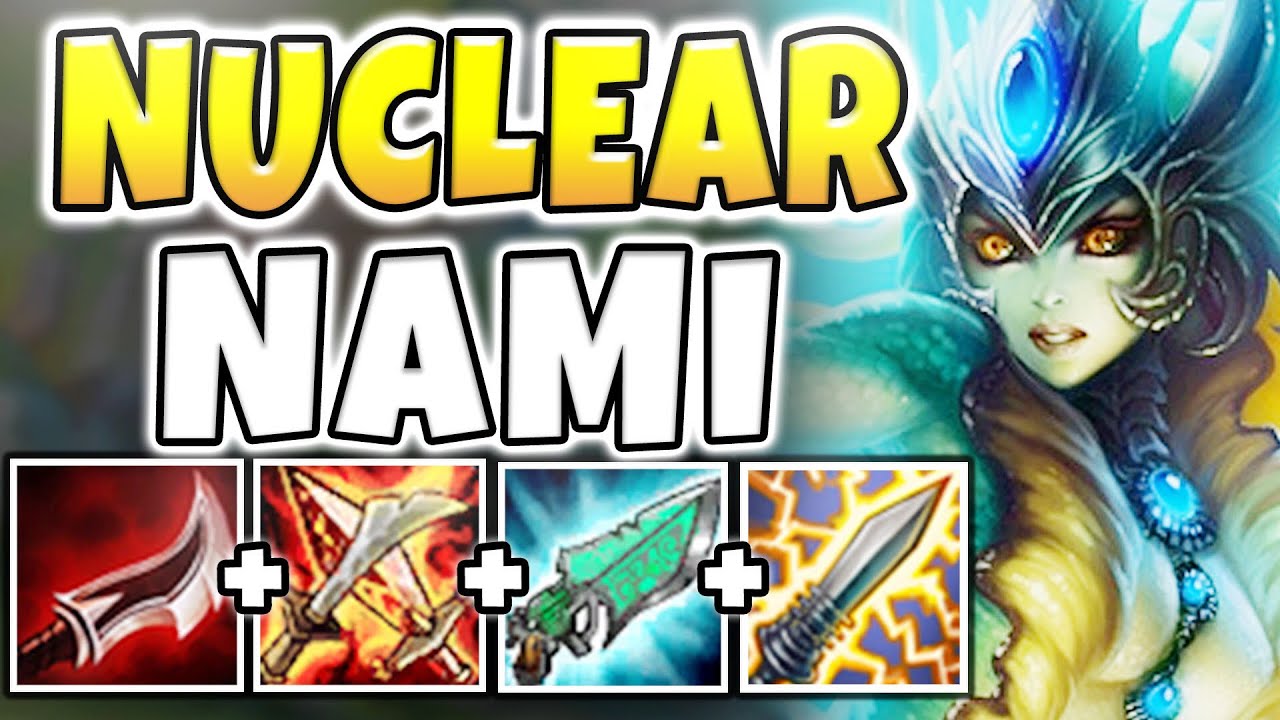 NUCLEAR ONE-SHOT NAMI MID! GOD-TIER INSTANT KILL ASSASSIN! (INSANE) - League of Legends