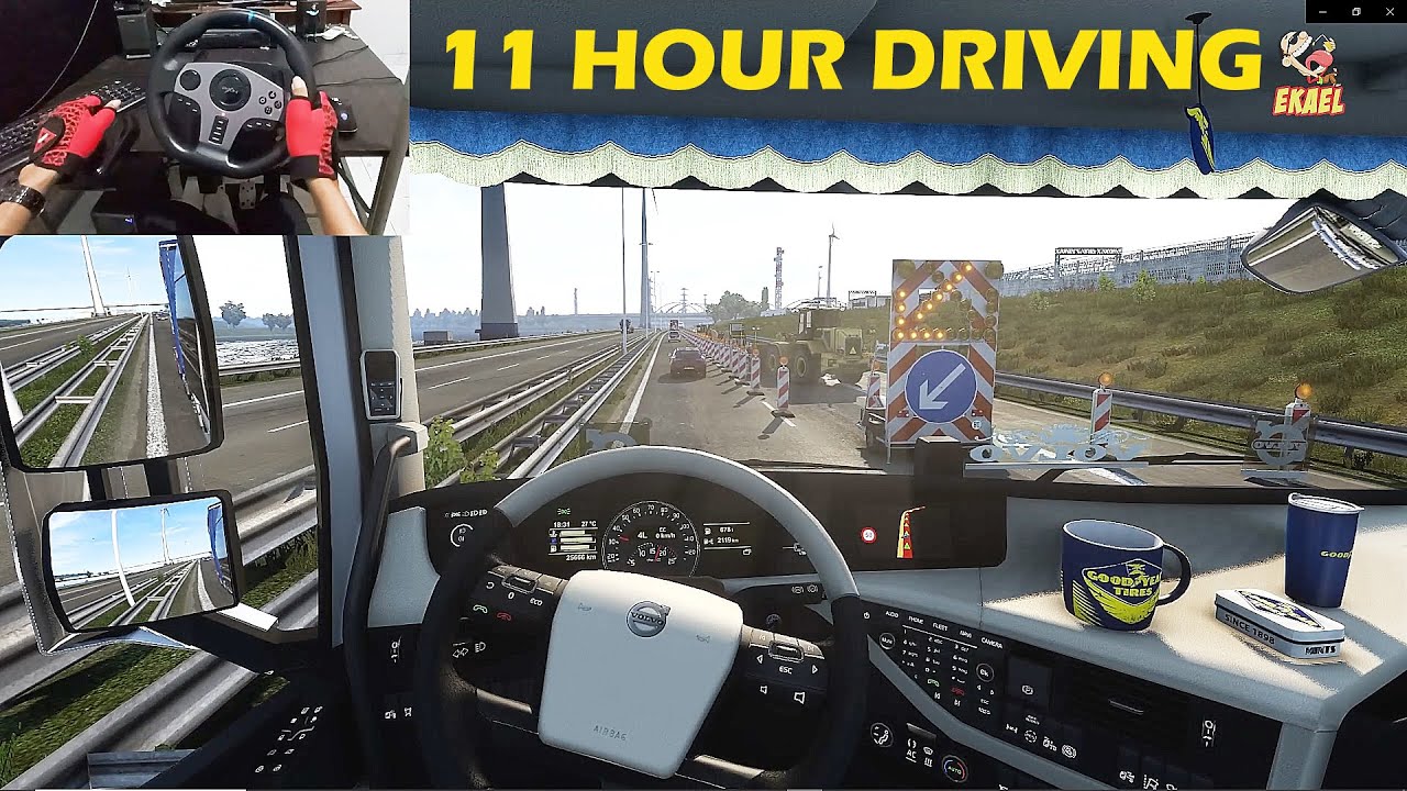 11 HOUR DRIVING | EURO TRUCK SIMULATOR 2 | PXN V9 GAMEPLAY
