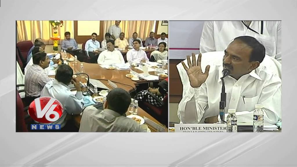 Telangana Finance Minister Etela Rajender Talks In Civil Supplies Meeting - Live