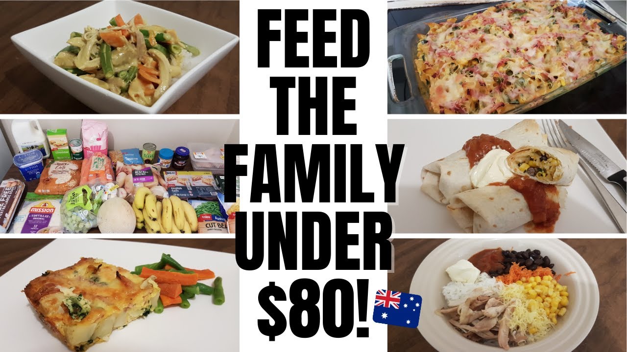 Grocery Budget Challenge! Feed the family for less than $80 | Australia