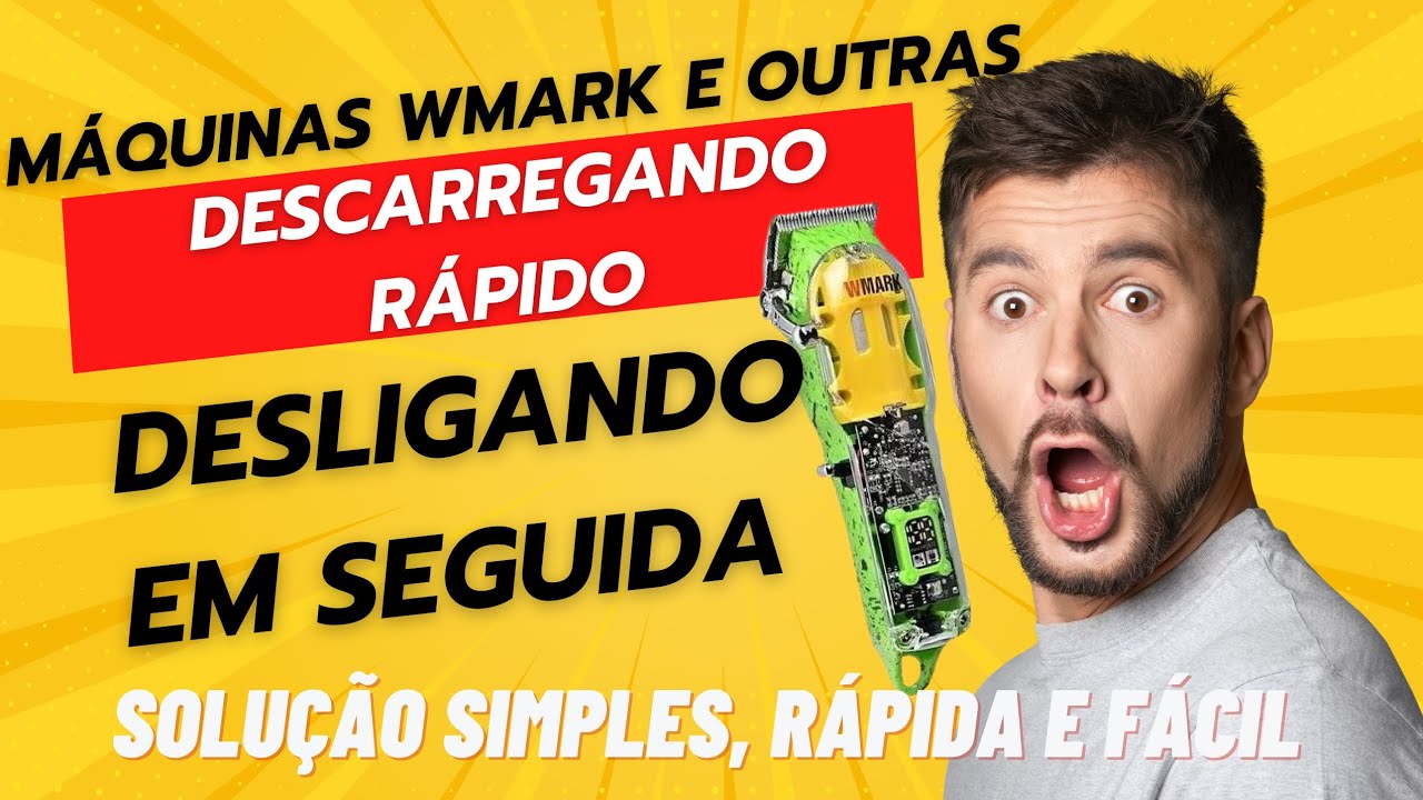 Máquinas wmark e outras desligando rápido. solução simples e fácil (Novo procedimento)