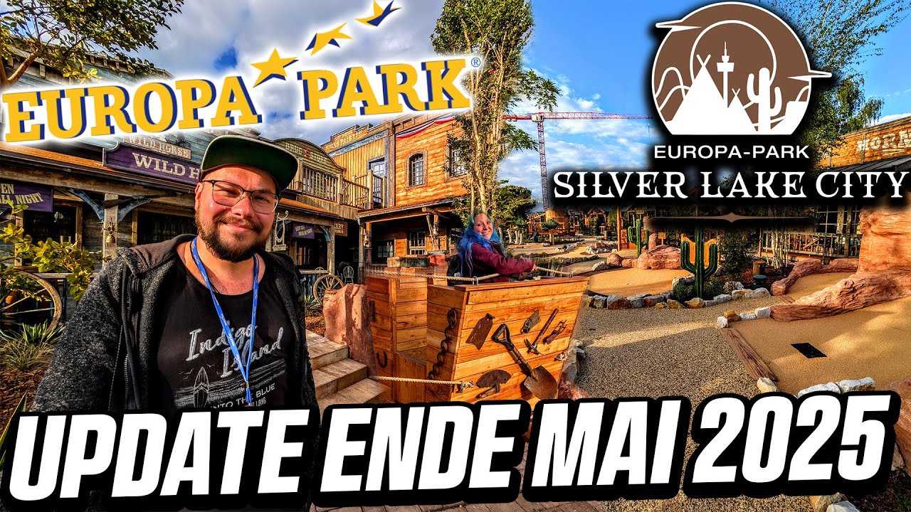 Weitere UPDATES SILVER LAKE CITY BAUSTELLE [ENDE MAI] - EUROPA PARK CAMP RESORT Vlog 2025 | Rust