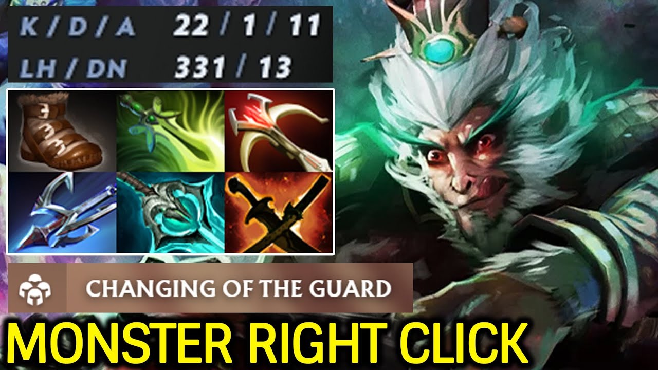 Monkey King Aggressive Plays &ndash; Imba Full Right Click Build Dota 2