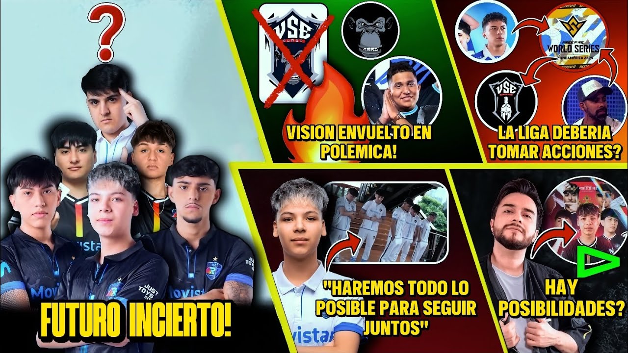 FUTURO INCIERTO PARA EL EX-ROSTER DE R7! | VISION ENVUELTO EN POLEMICA | PUEDEN IRSE A BRASIL?🤔