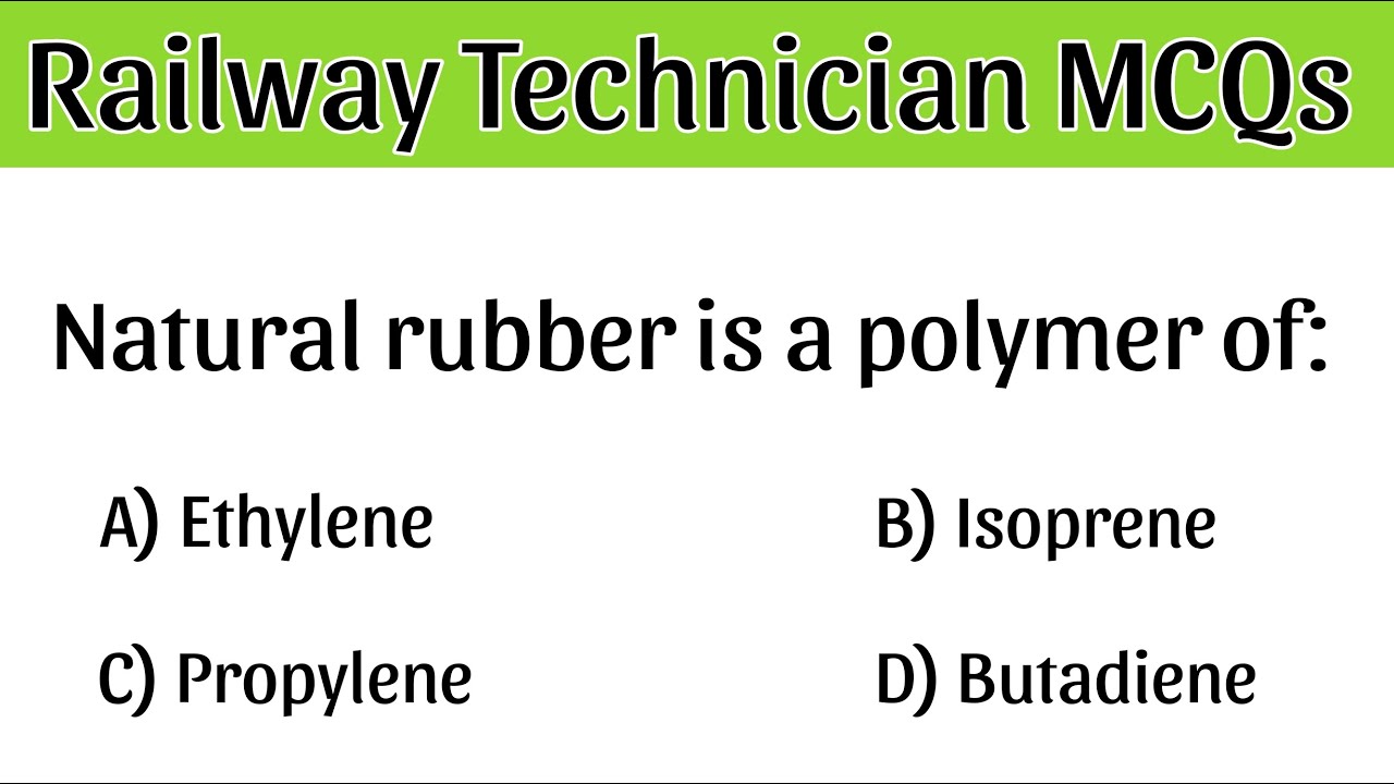 Railway Technician MCQ  | Railway Technician Science MCQ | RRB technician exam 2024
