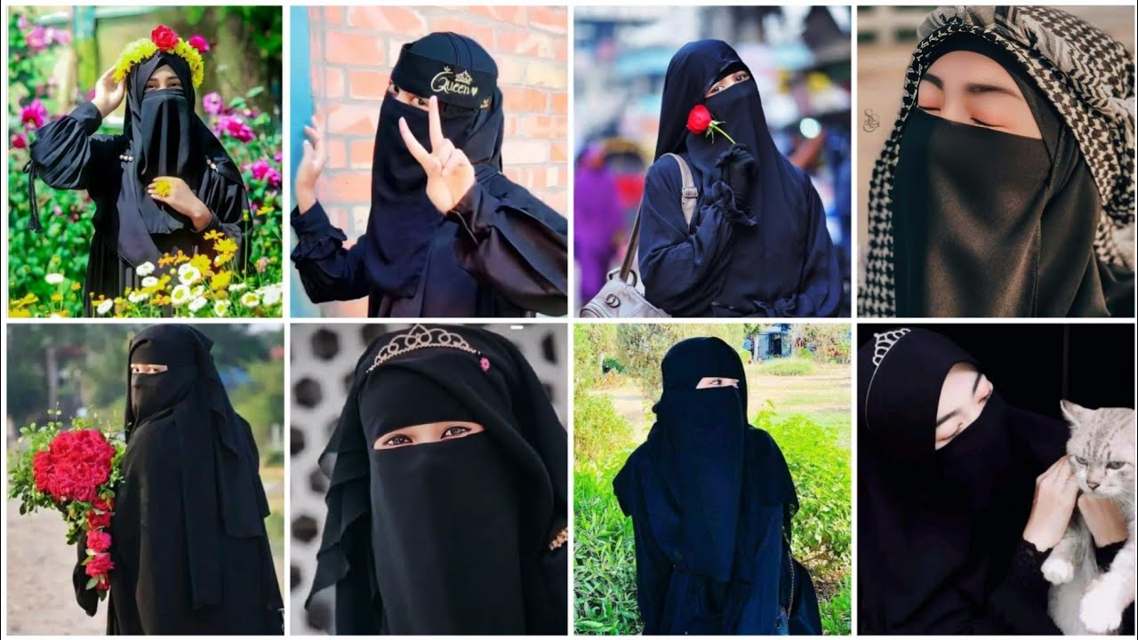 Black Hijab Girl Profile Picture for WhatsApp and Facebook | New hijab dp | ISLAMIC LIFESTYLE pat-4