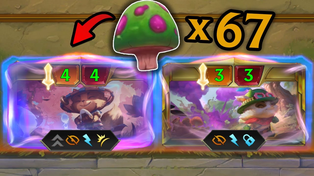 I Found 2 TEEMOS And BROKE The Game with Puffcaps - Legends of Runeterra