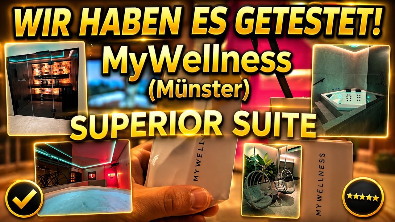 MyWellness Münster im Test 🛁✨ Superior Suite mit Whirlpool & Sauna – lohnt sich der Luxus?“D