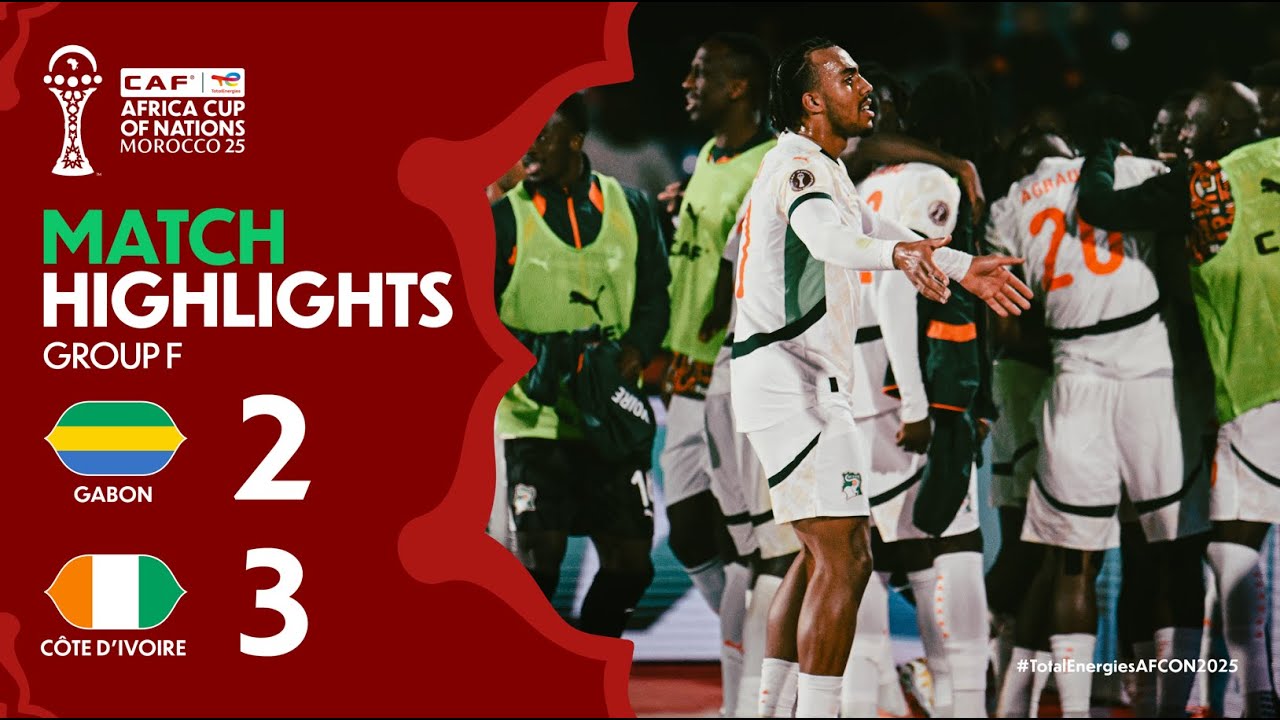 HIGHLIGHTS | Gabon 🆚 C&ocirc;te d&rsquo;Ivoire | #TotalEnergiesAFCON2025 - Group F