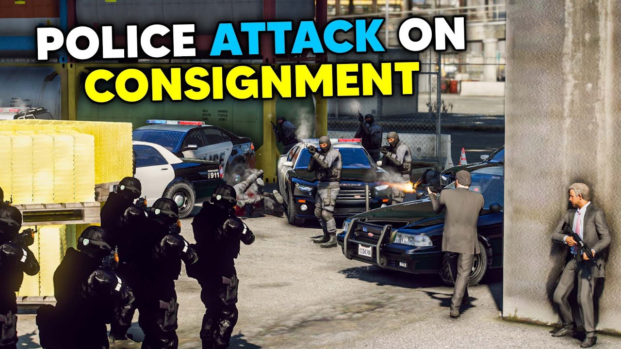 POLICE ATTACK ON MICHAEL'S CONSIGNMENT | GANGSTER SERIES #17 | GTA 5 GAMEPLAY