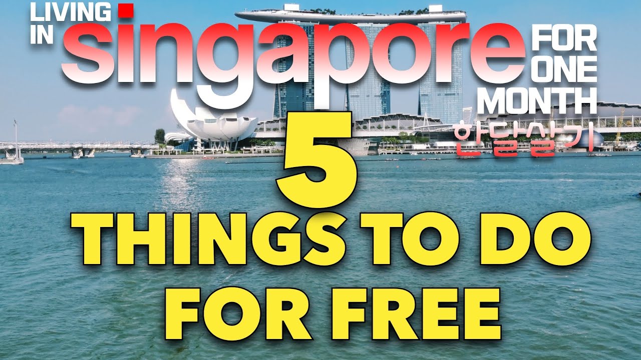 Top 5 things to do in #Singapore for #FREE 🇸🇬 #싱가포르 #한달살기 [4k 60fps]