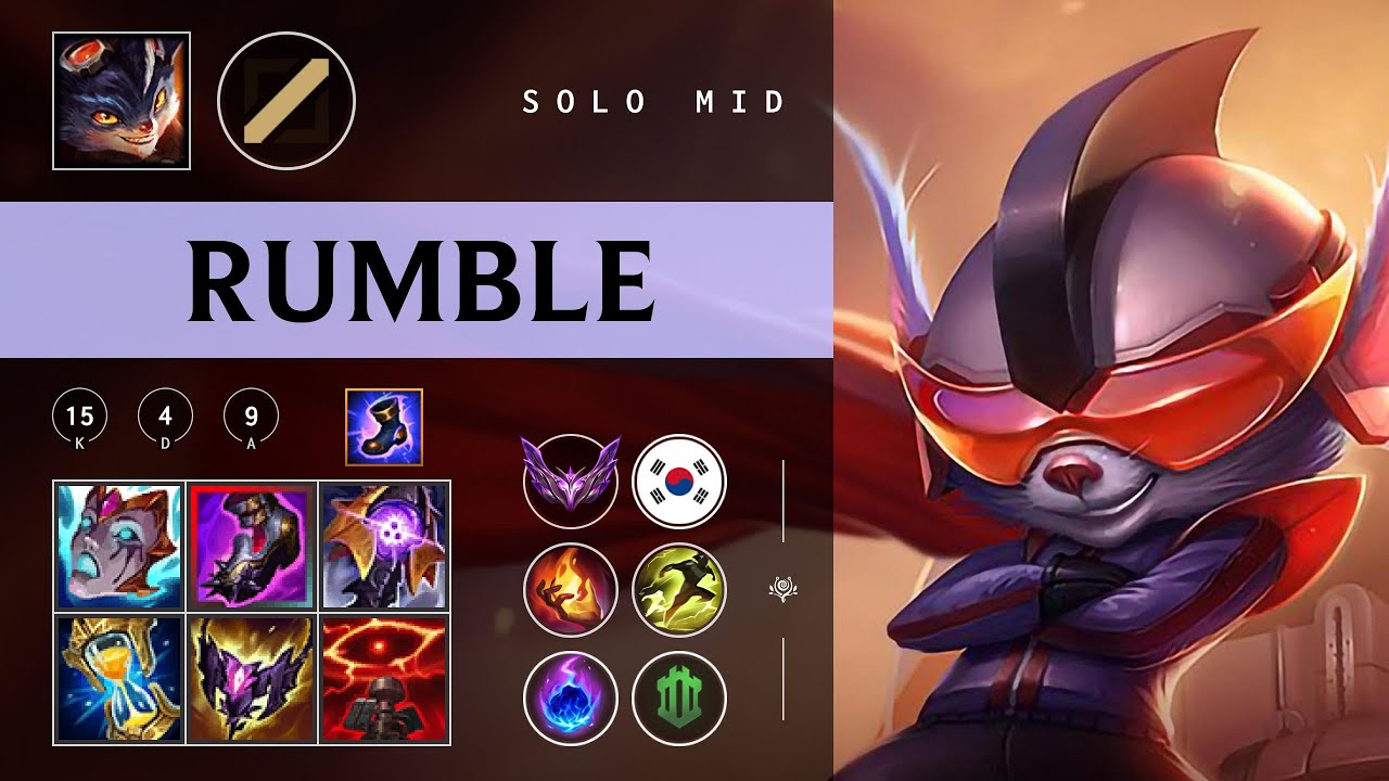 Rumble Mid vs Zoe - KR Master Patch 26.02