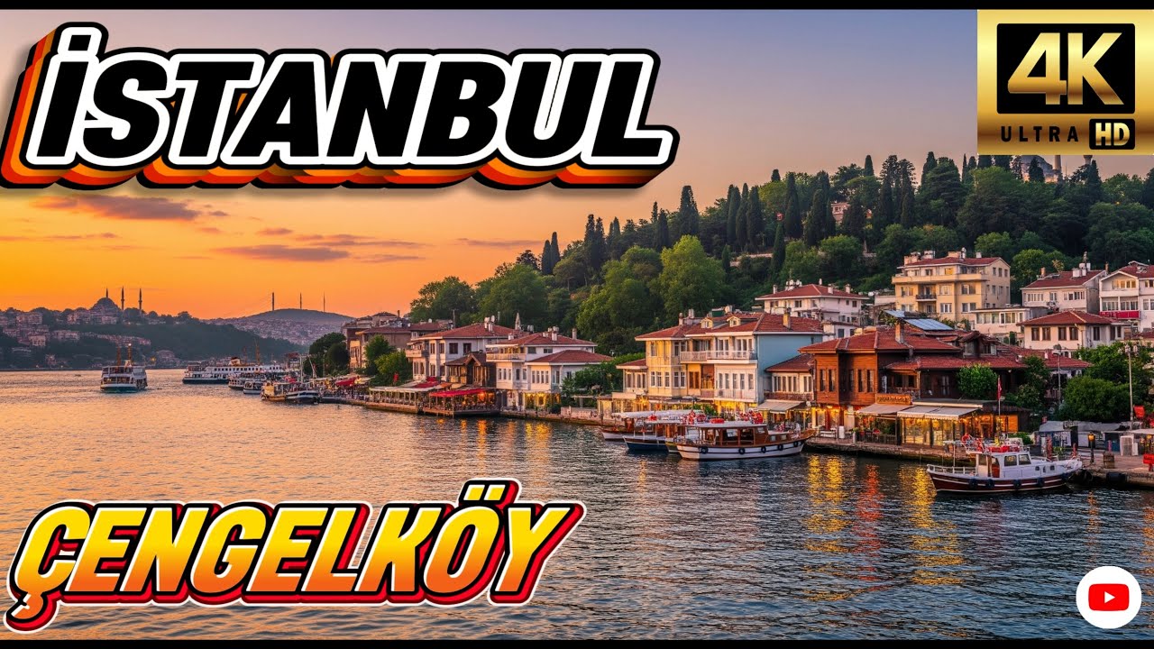WALKING THROUGH ÇENGELKÖY, ISTANBUL | 4K SCENIC BOSPHORUS VILLAGE WALK