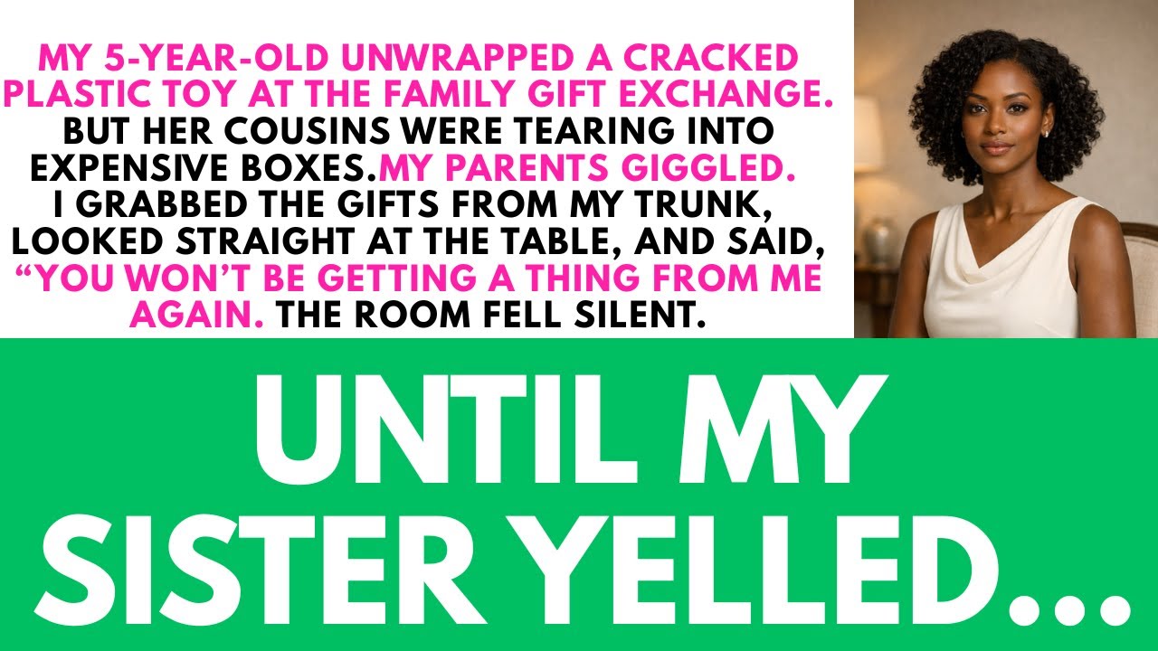 My 5-Year-Old Unwrapped A Cracked Plastic Toy At The Family Gift Exchange. But Her Cousins...
