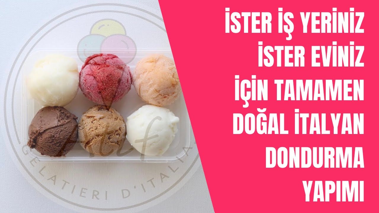 TAMAMEN DOĞAL İTALYAN DONDURMA YAPIMI / DONDURMA NASIL YAPILIR / DOĞAL DONDURMA TOZU