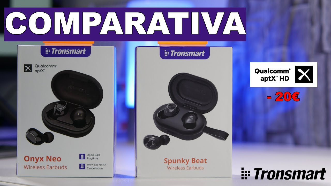 Tronsmart ONYX Neo vs Spunky BEAT ¿Cuál es el MEJOR? | COMPARATIVA de auriculares aptX