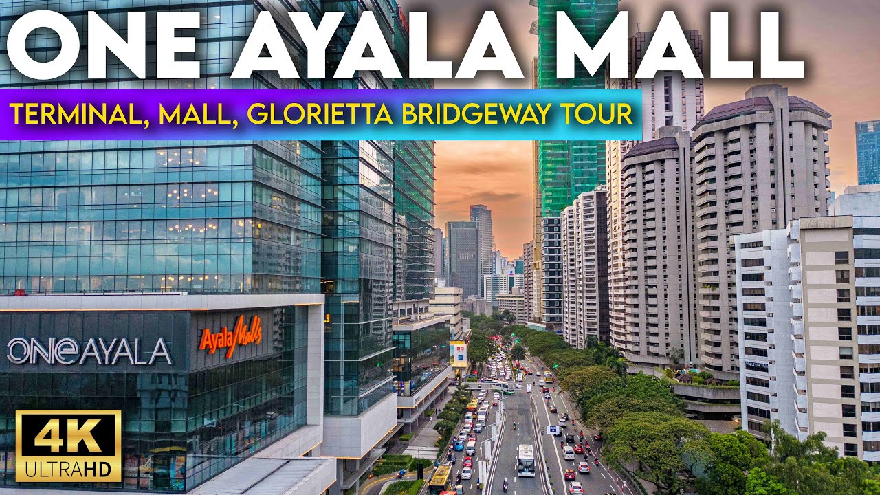 Bridgeway To Glorietta NOW OPEN + Mall And Terminal Tour | One Ayala Makati Philippines Walking Tour