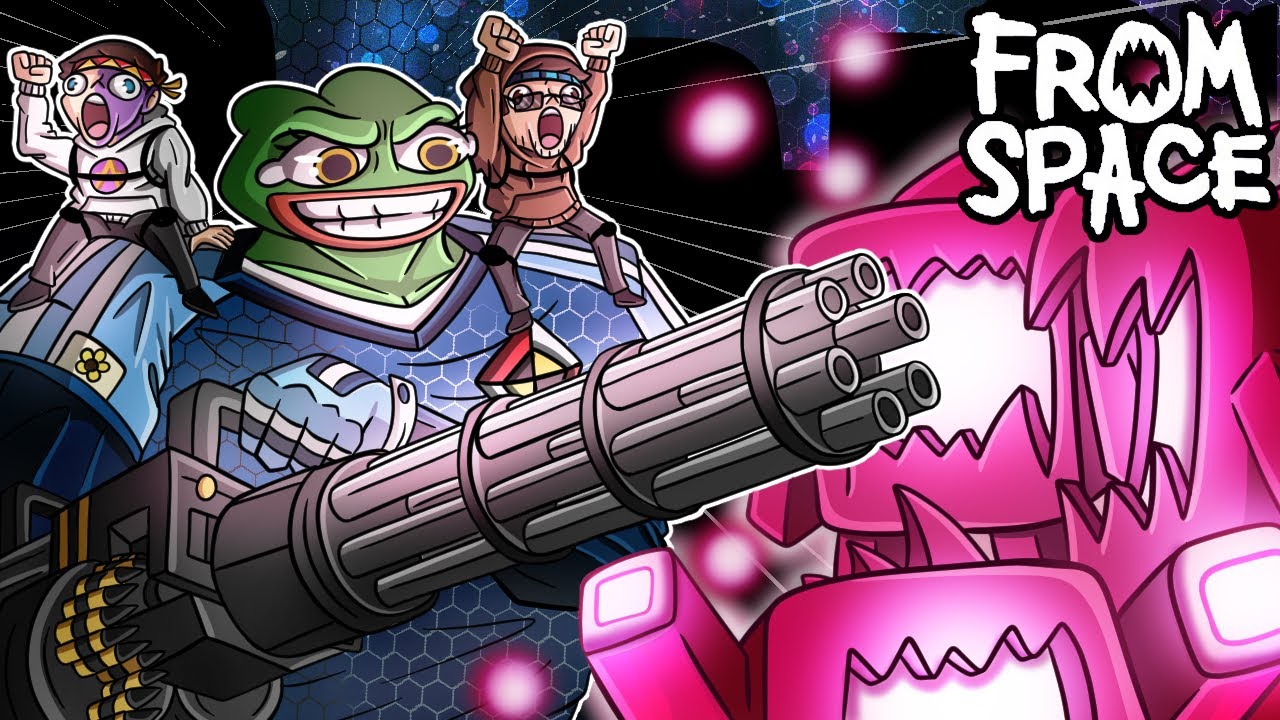 JIHI WRECKED THE ALIENS! | From Space Co-Op (ft. Rilla, Kyle, Jihi)