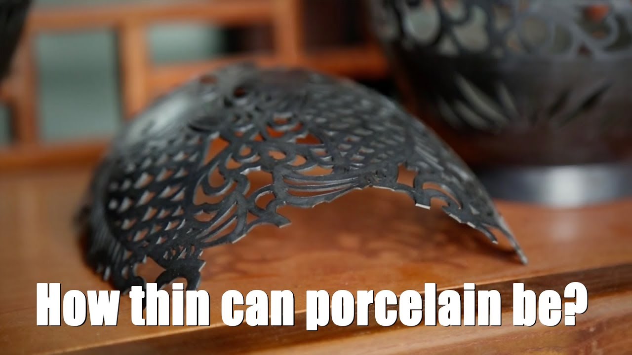 How thin can porcelain be?