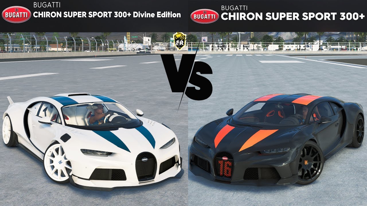 THE CREW 2 : Bugatti Chiron Super Sport 300+ Divine edition VS Bugatti Chiron Super Sport 300+ !