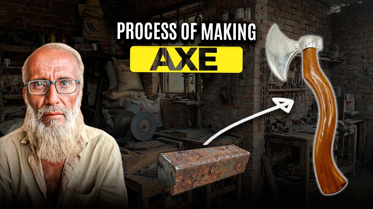 Blacksmith Making a New Small Axe | Traditional Forging Skill | Handmade Tool Crafting