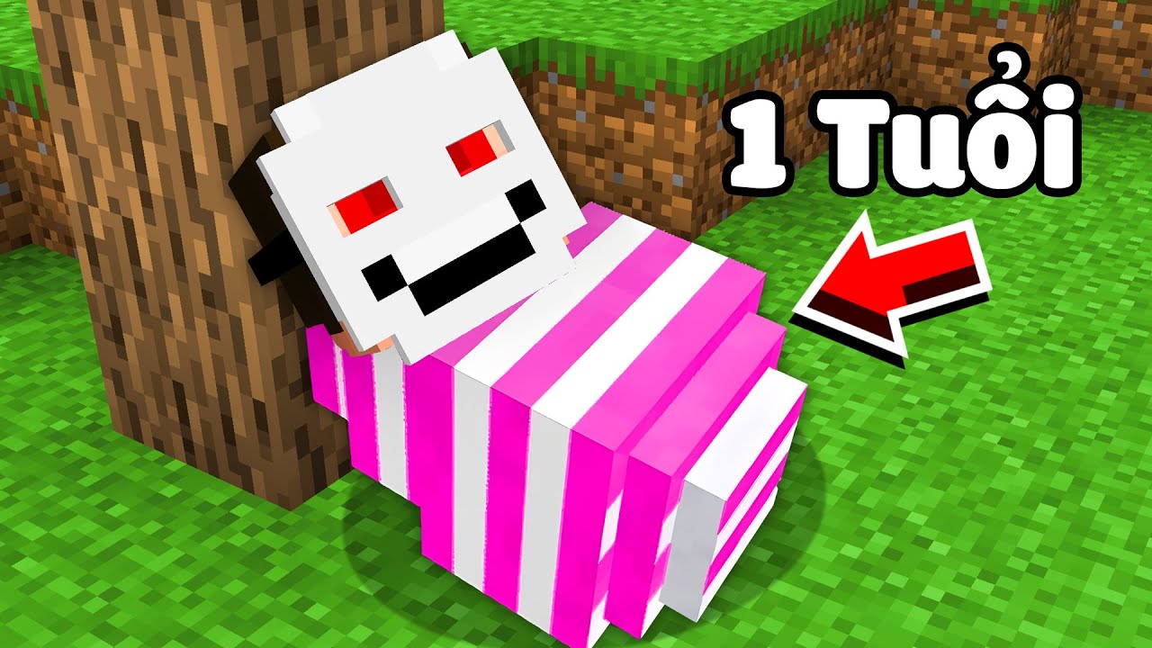 Minecraft nhưng t&ocirc;i l&agrave; EM B&Eacute;