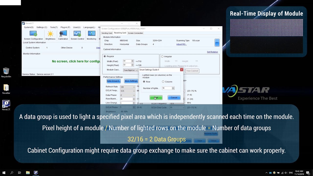 NovaStar “How to Use Nova LCT Smart Settings | Configure LED Modules in Windows 10”