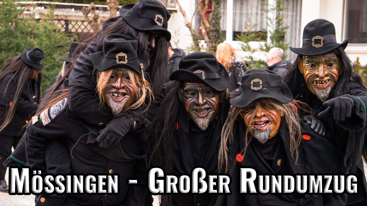 Full Fasnet Parade in Mössingen | Großer Rundumzug