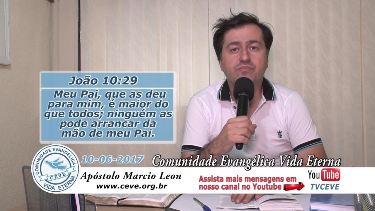 TV CEVE Alimento Di&aacute;rio com Ap&oacute;stolo M&aacute;rcio Leon 10/06/2017