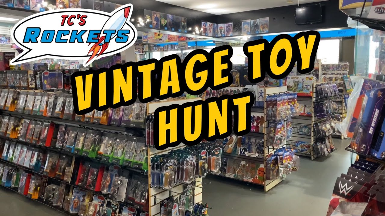 Vintage Toy Hunt at Tc's Rockets San Diego 2023 | Tons of Graded Toys toy hunt