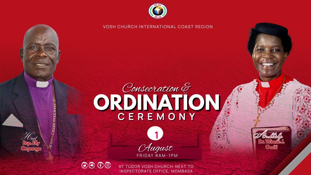 THE CONSECRATION AND ORDINATION CEREMONY 2025 || VOSH COAST REGION