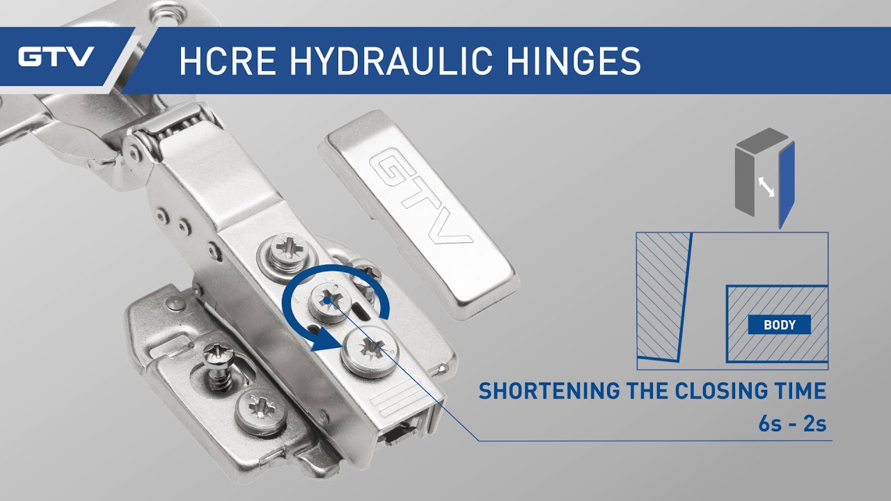 Hydraulic cup hinge HCRE