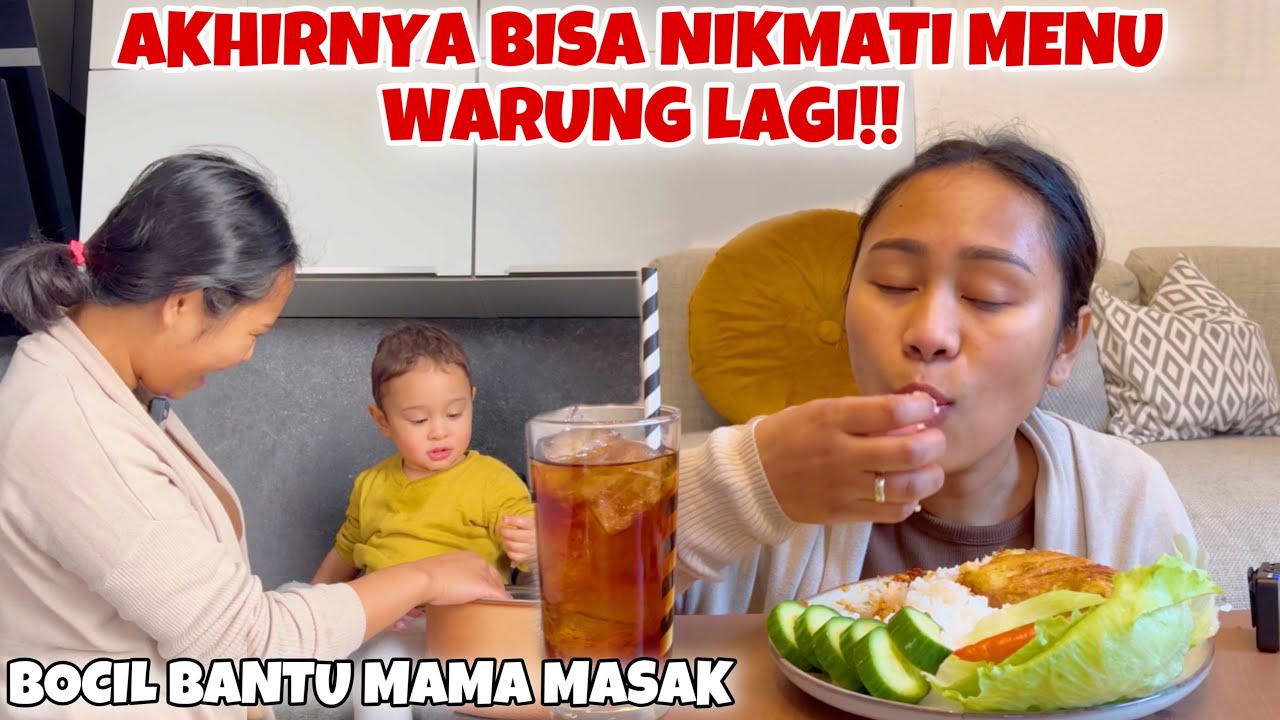 MASAK AYAM GORENG UNGKEP SAMBIL MOMONG BOCIL
