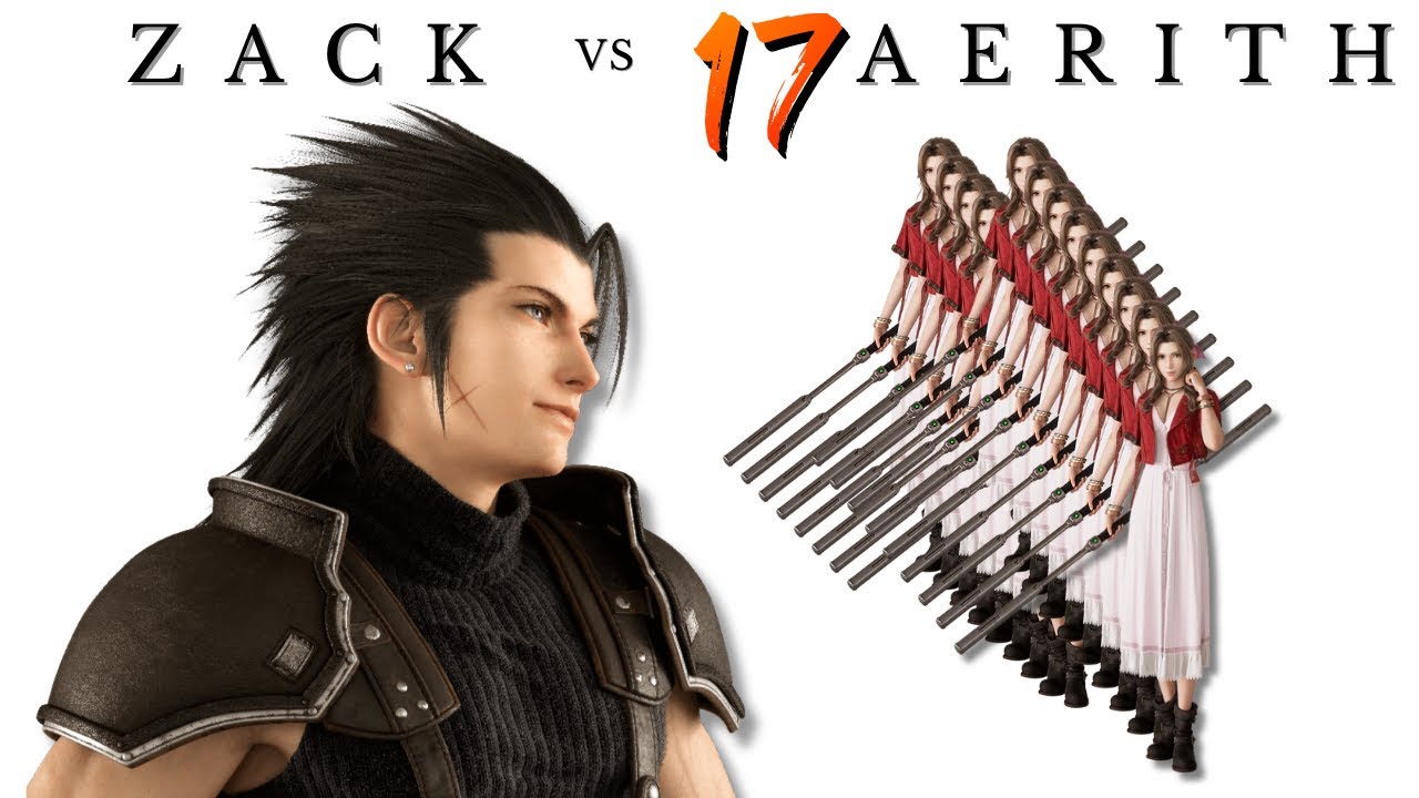 Zack vs 17 Aerith