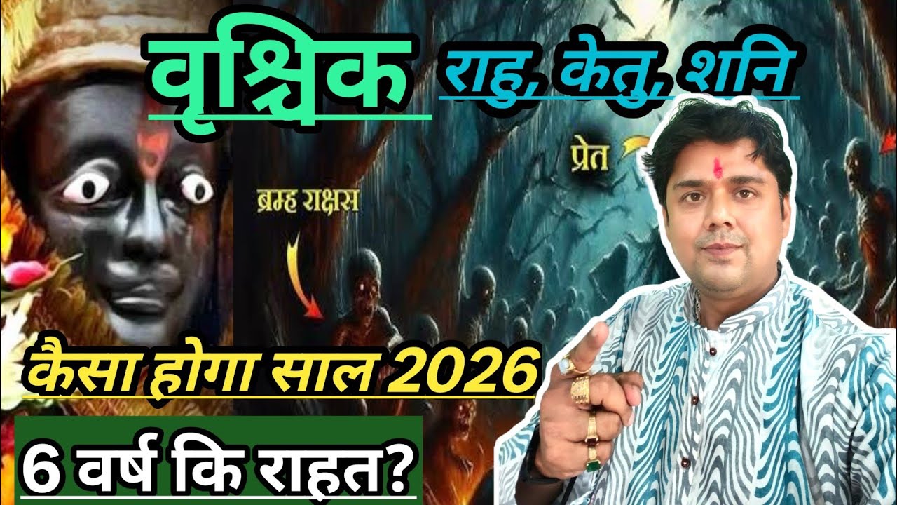 वृश्चिक राशि में इस समय क्या चल रहा है? ! vrischik 2026 rashifal ! scorpio horoscope 2026 !