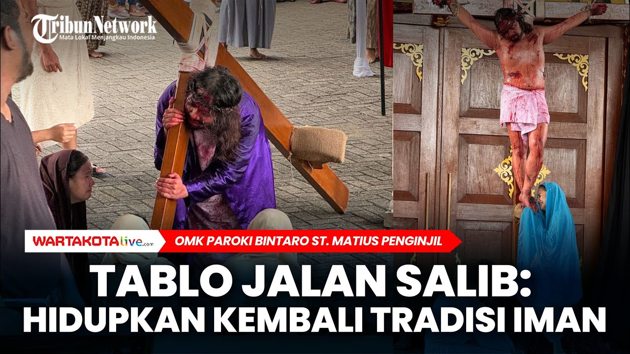 OMK Paroki Bintaro St. Matius Penginjil Hadirkan Tablo Jalan Salib Menghidupkan Kembali Tradisi Iman